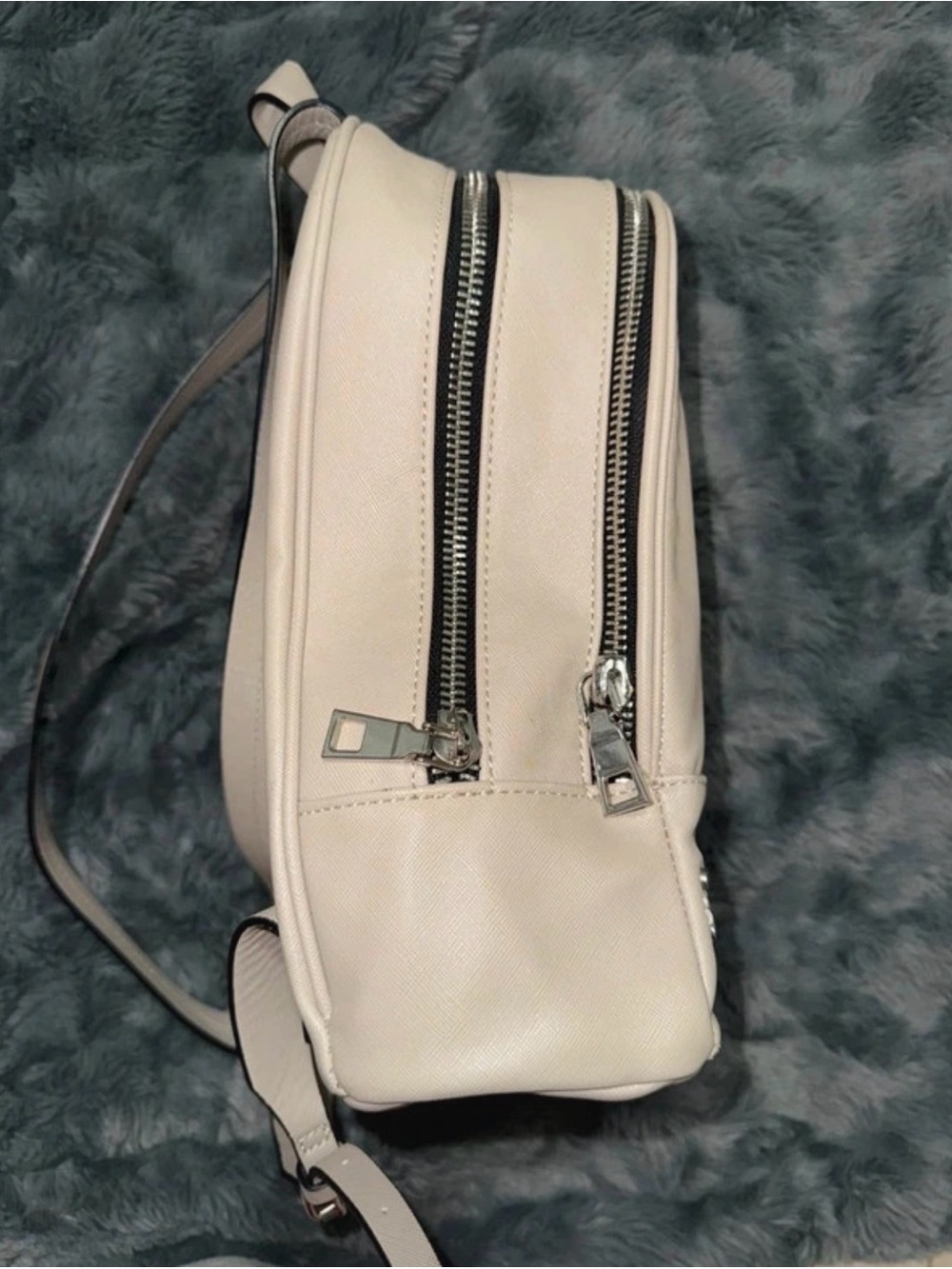 Zara Cream Mini Backpack - Picture 5 of 5